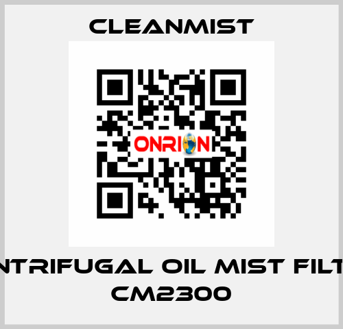 centrifugal oil mist filter CM2300 CleanMist