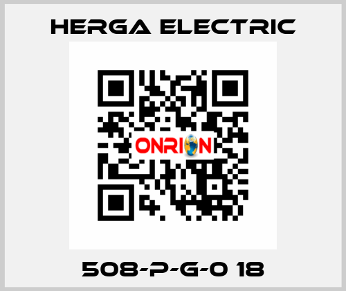 508-P-G-0 18 Herga Electric