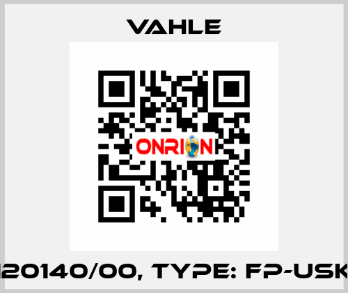 P/n: 0120140/00, Type: FP-USK20-K4 Vahle