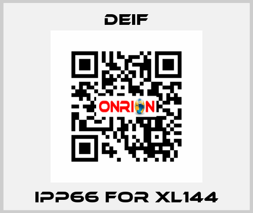 IPP66 for XL144 Deif