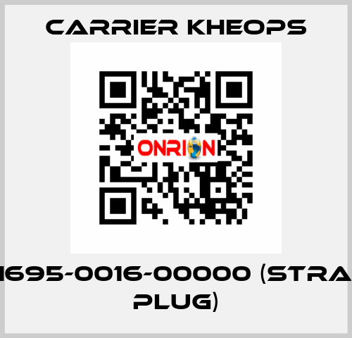 CEV1695-0016-00000 (straight plug) Carrier Kheops