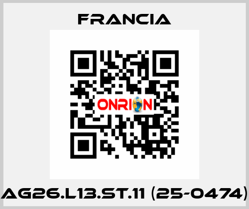 AG26.L13.ST.11 (25-0474) Francia