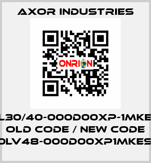 MKM120L30/40-000D00XP-1MKES1BR1XX old code / new code MKM120LV48-000D00XP1MKES1BR1XX Axor Industries