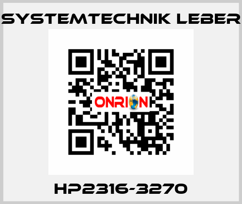 HP2316-3270 Systemtechnik LEBER