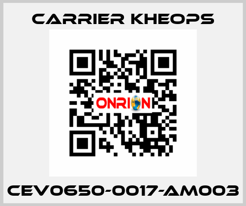 CEV0650-0017-AM003 Carrier Kheops