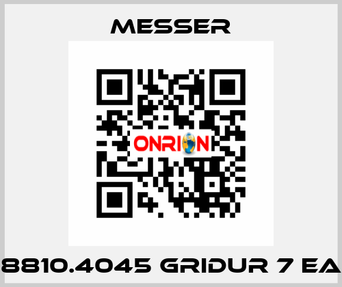 8810.4045 GRIDUR 7 EA Messer