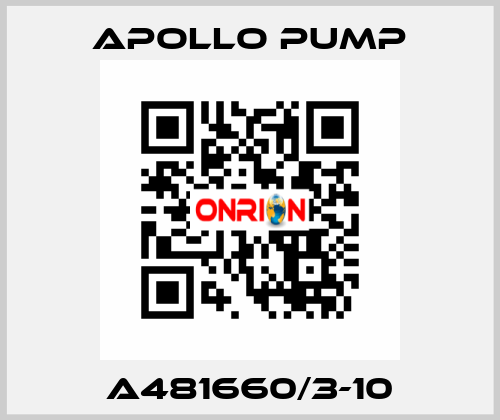 A481660/3-10 Apollo pump