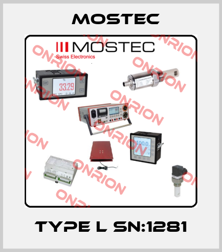 Type L SN:1281 Mostec
