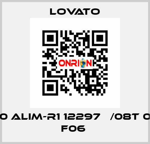 RGK60 ALIM-R1 12297   /08T 006L.F F06  Lovato