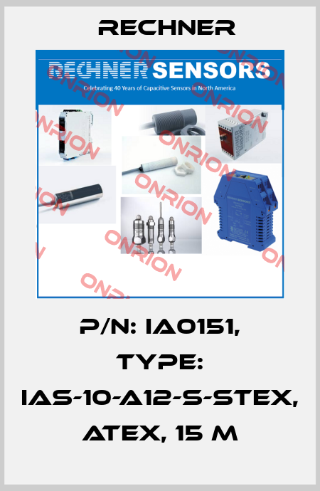 P/N: IA0151, Type: IAS-10-A12-S-StEx, ATEX, 15 m Rechner