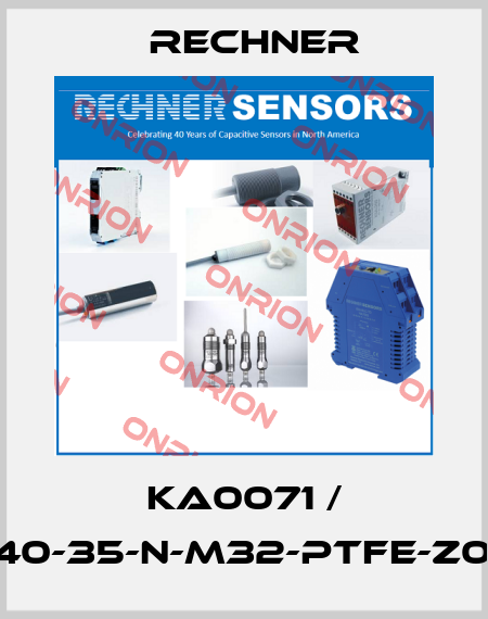 KA0071 / KAS-40-35-N-M32-PTFE-Z05-1-1G Rechner