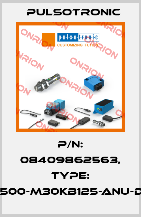 p/n: 08409862563, Type: KURT3500-M30KB125-ANU-DPA-V2 Pulsotronic