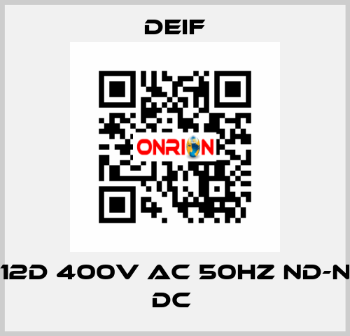 RMF -112D 400V AC 50HZ ND-ND 24V DC  Deif