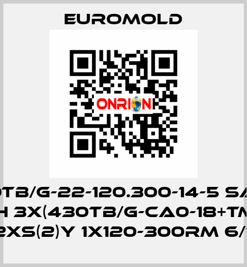 430TB/G-22-120.300-14-5 same with 3x(430TB/G-CA0-18+TMBC) N(A)2XS(2)Y 1X120-300RM 6/10KV EUROMOLD