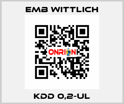 KDD 0,2-UL EMB Wittlich