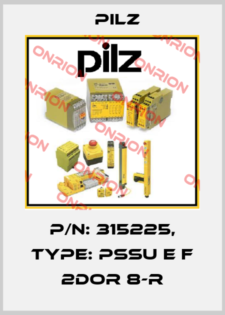 p/n: 315225, Type: PSSu E F 2DOR 8-R Pilz