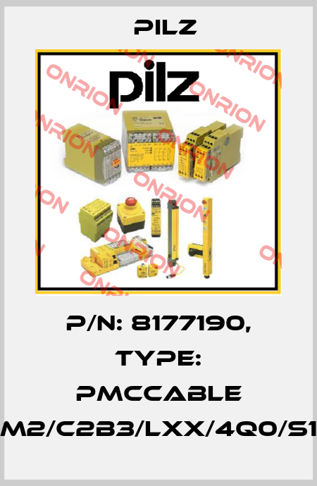 p/n: 8177190, Type: PMCcable M2/C2B3/Lxx/4Q0/S1 Pilz