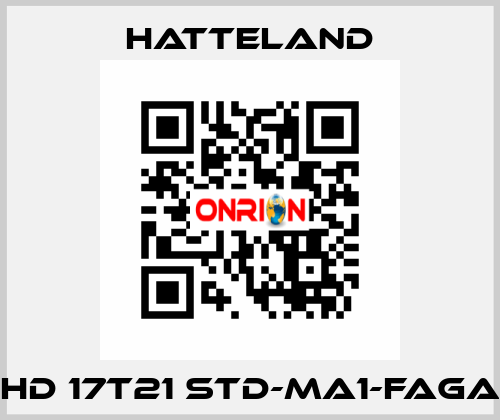 HD 17T21 STD-MA1-FAGA HATTELAND