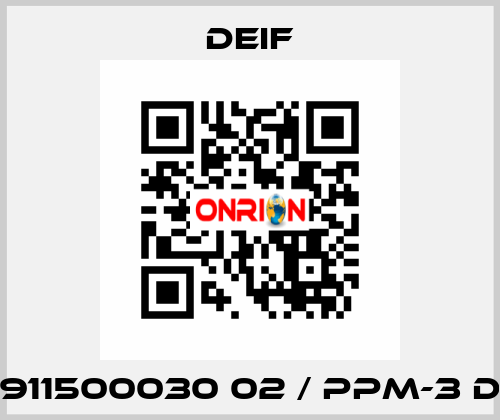 2911500030 02 / PPM-3 DG Deif