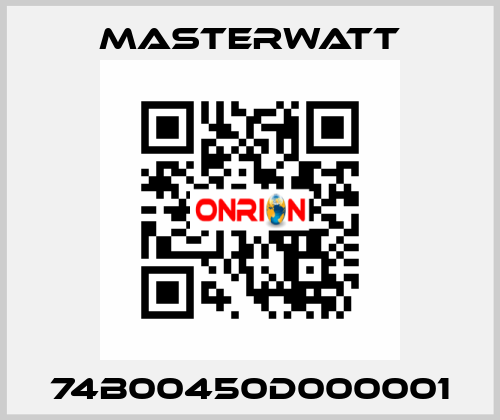 74B00450D000001 Masterwatt