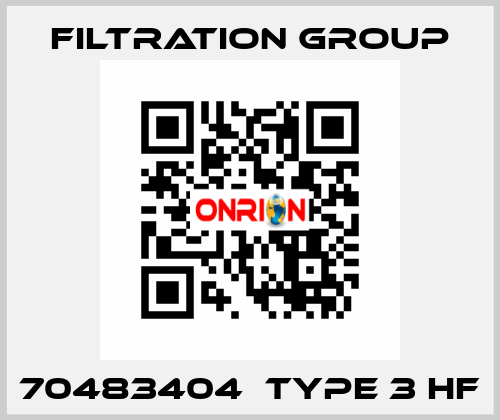 70483404  type 3 HF Filtration Group