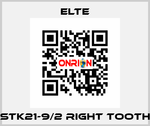 STK21-9/2 right tooth Elte