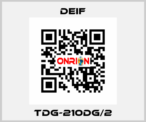 TDG-210DG/2 Deif