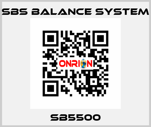 SB5500 SBS BALANCE SYSTEM