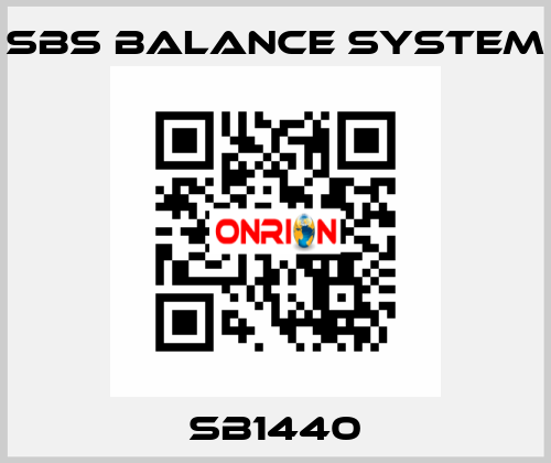 SB1440 SBS BALANCE SYSTEM