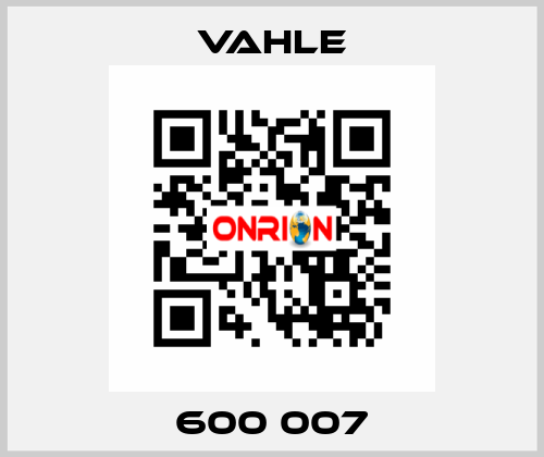 600 007 Vahle