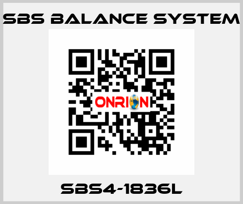 SBS4-1836L SBS BALANCE SYSTEM