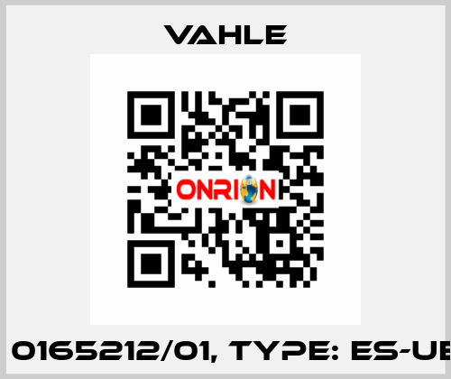 P/n: 0165212/01, Type: ES-UES10 Vahle