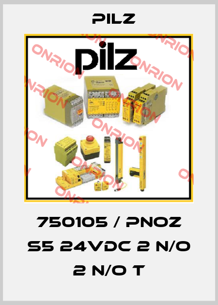 750105 / PNOZ s5 24VDC 2 n/o 2 n/o t Pilz