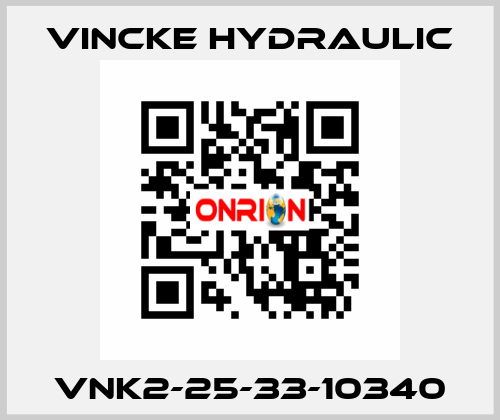 VNK2-25-33-10340 VINCKE HYDRAULIC