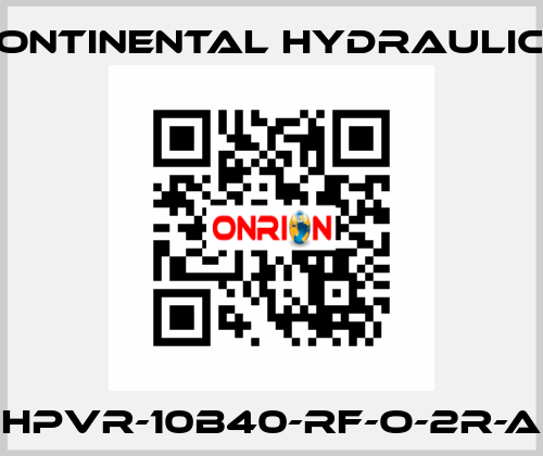 HPVR-10B40-RF-O-2R-A Continental Hydraulics