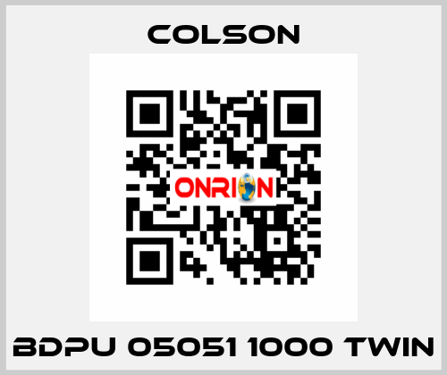 BDPU 05051 1000 TWIN Colson