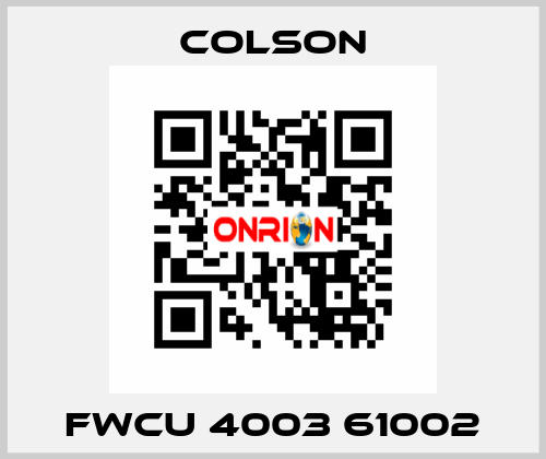 FWCU 4003 61002 Colson