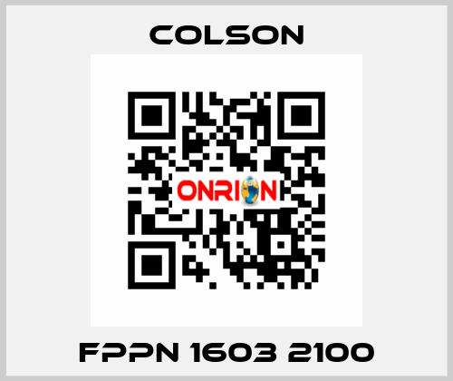 FPPN 1603 2100 Colson