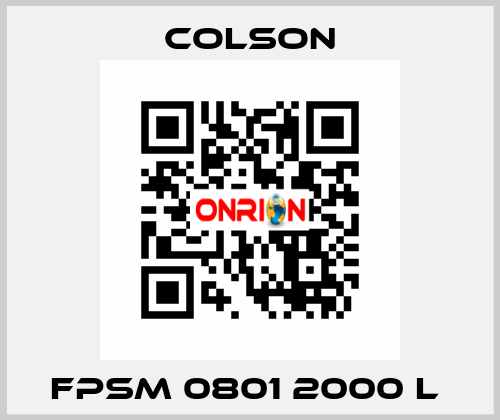 FPSM 0801 2000 L  Colson