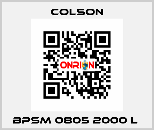 BPSM 0805 2000 L  Colson