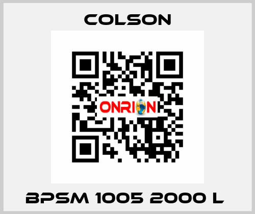 BPSM 1005 2000 L  Colson