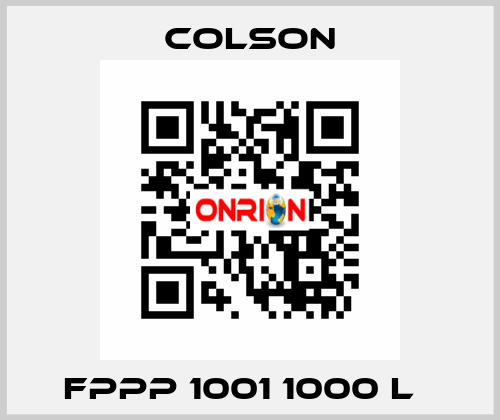 FPPP 1001 1000 L   Colson