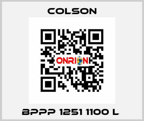 BPPP 1251 1100 L  Colson