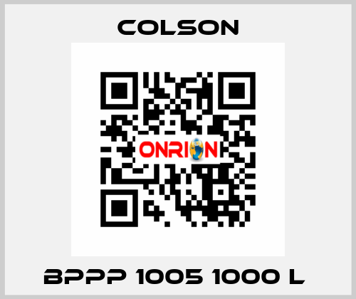 BPPP 1005 1000 L  Colson