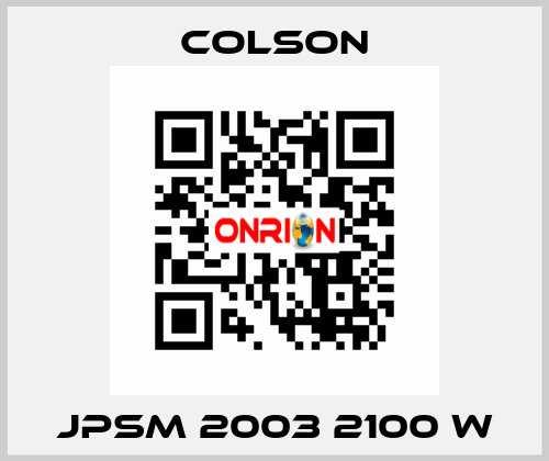 JPSM 2003 2100 W Colson