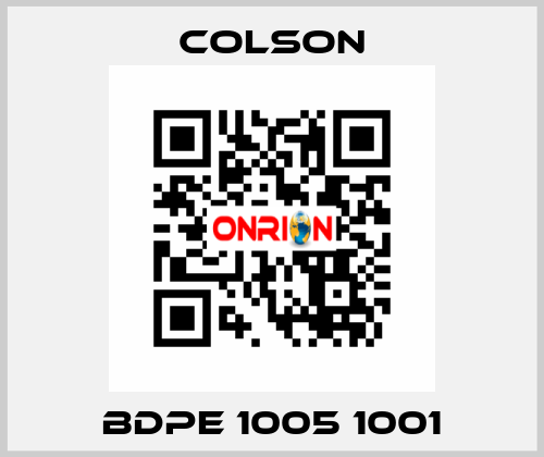 BDPE 1005 1001 Colson