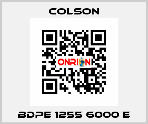 BDPE 1255 6000 E Colson