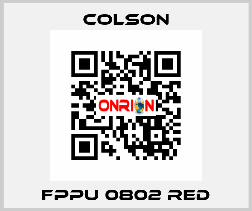 FPPU 0802 RED Colson