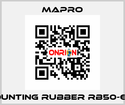 Mounting rubber RB50-620 Mapro