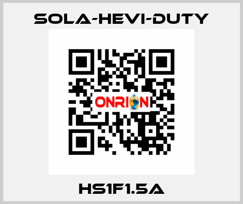 HS1F1.5A Sola-Hevi-Duty